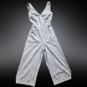 Lucky Brand Jumpsuits  White And Blue striped